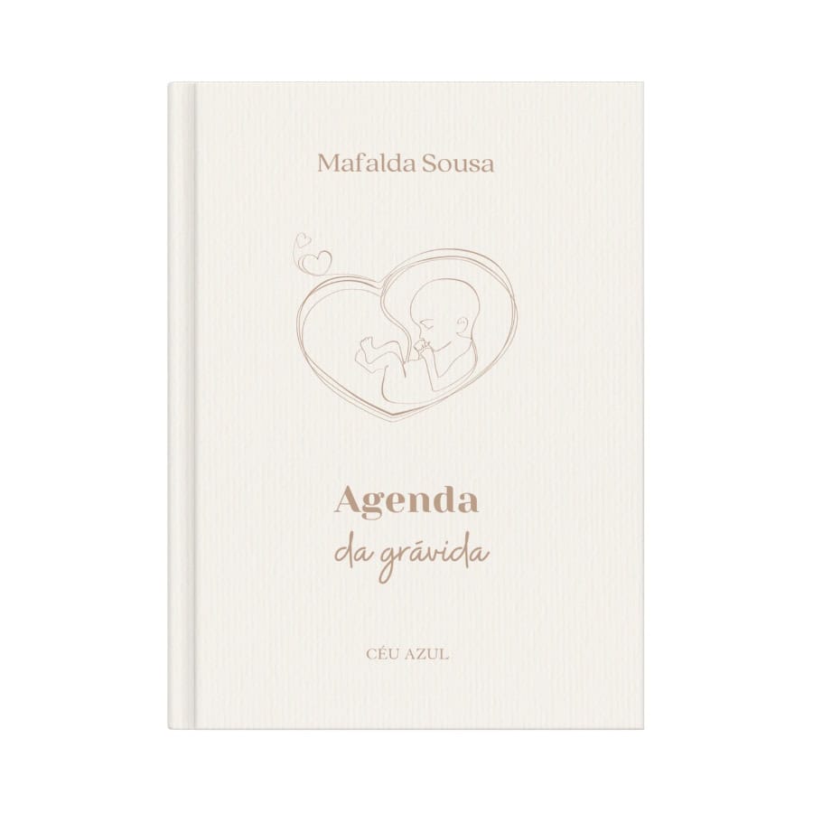 Agenda Grávida Baby Womb Bege