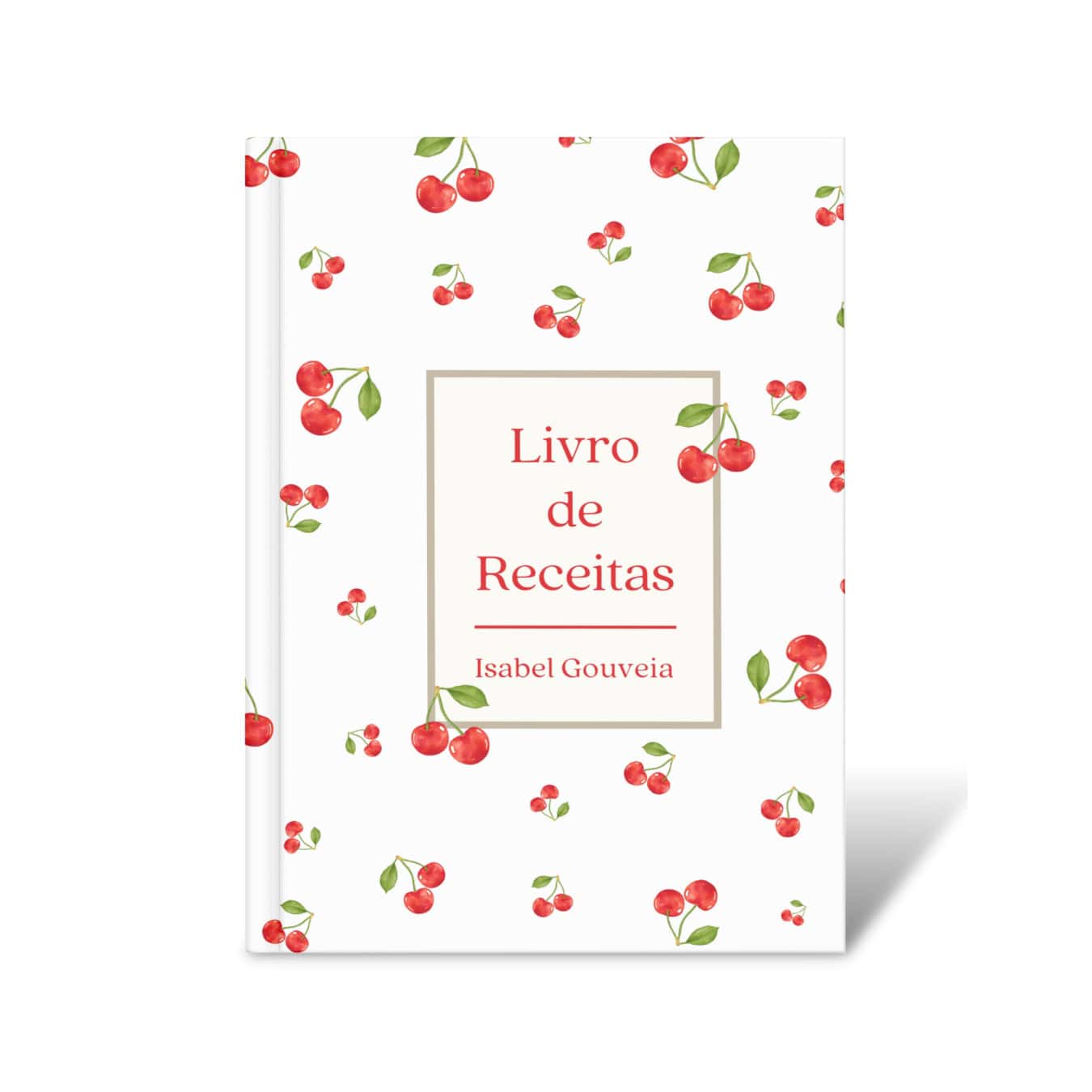livro de receitas personalizado