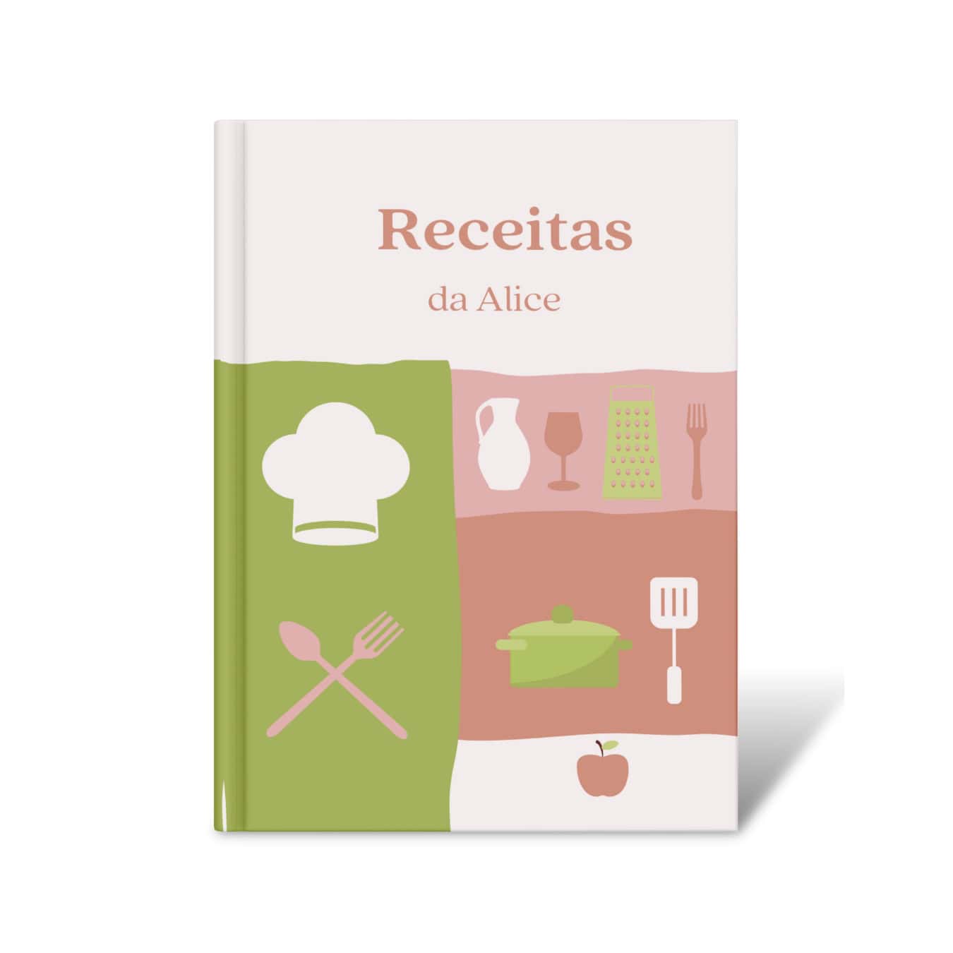 livro de receitas personalizado