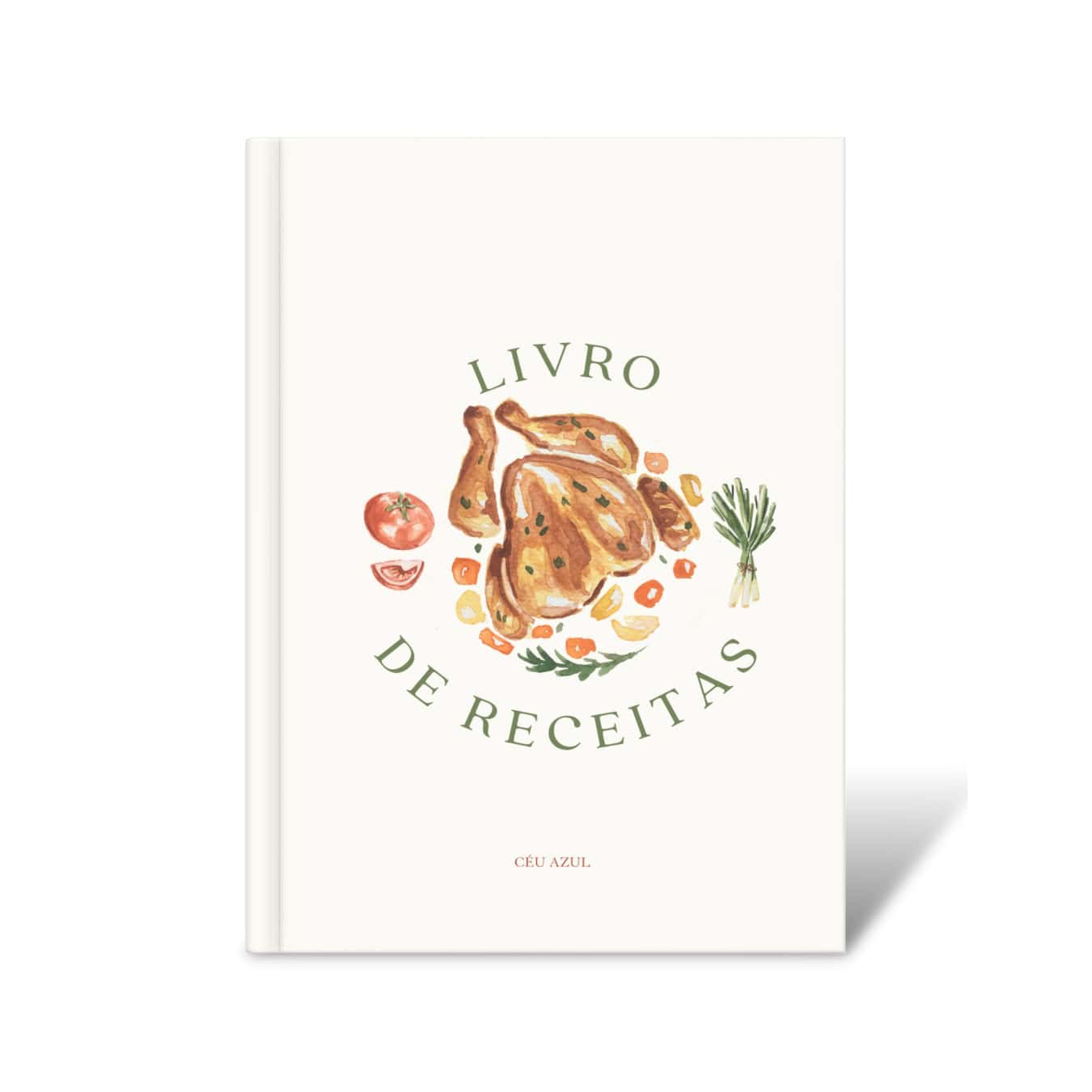 livro de receitas personalizado